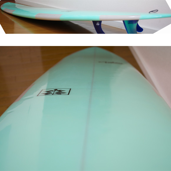 Gaku Surfboard 中古ファンボード 7`6 deck-condition bno9629751c