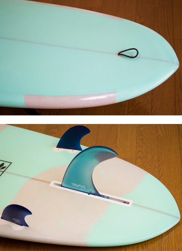 Gaku Surfboard 中古ファンボード 7`6 fin/tail bno9629751d