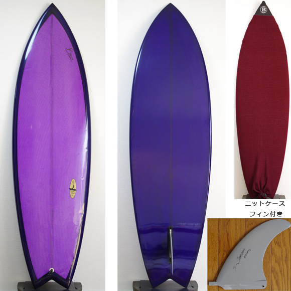 KI SURFBOARDS 中古ショートボード 6`0 deck/bottom bno9629752a