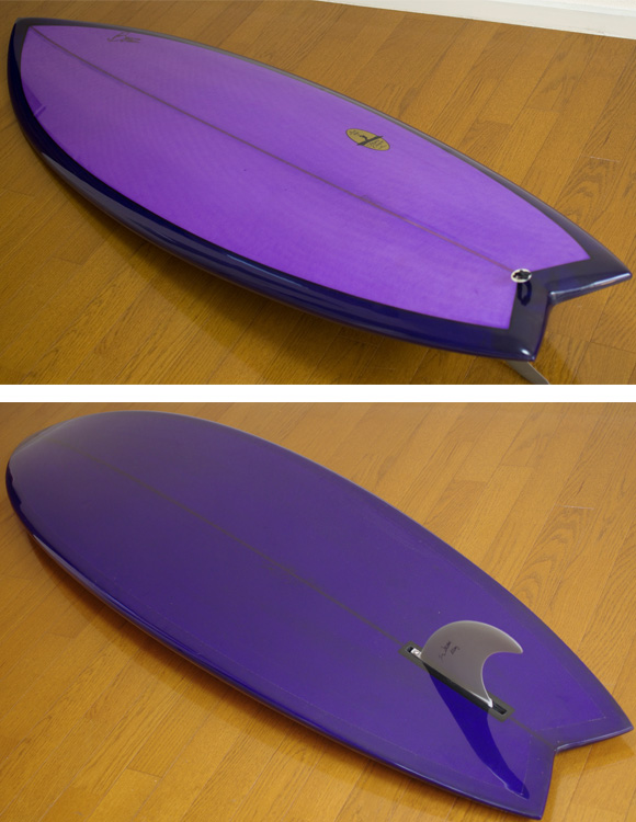 KI SURFBOARDS 中古ショートボード 6`0 deck/bottom-detail bno9629752b