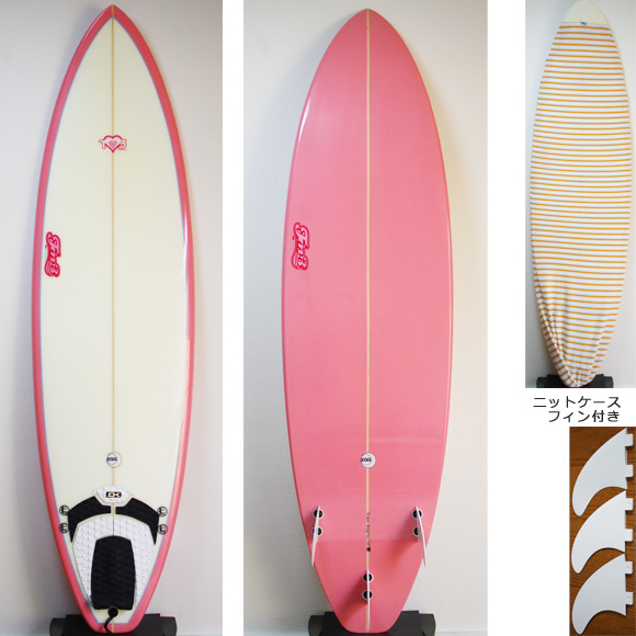 TM3 Mini EGG 中古ファンボード 6`4 deck/bottom bno9629770a