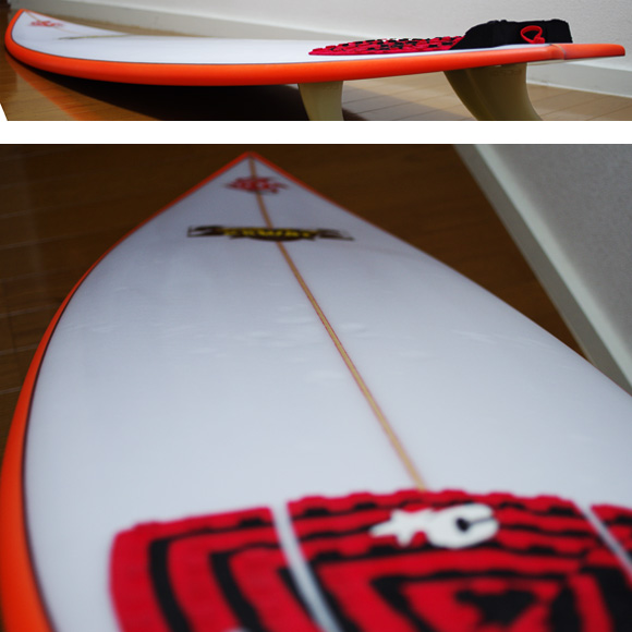 KAWAI Surfboards 中古ショートボード 6`2 deck-condition bno9629780c