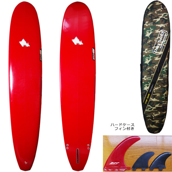 MITSU ミツ 中古ロングボード 9`6 deck/bottom bno9629782a