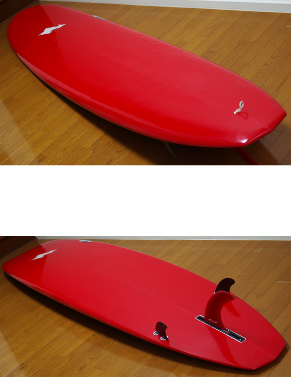 MITSU ミツ 中古ロングボード 9`6 deck/bottom-detail bno9629782b