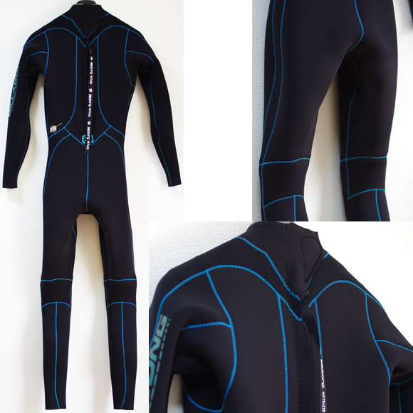 BILLABONG 中古ウェットスーツ 3/2mm フルスーツ back bno9629788b