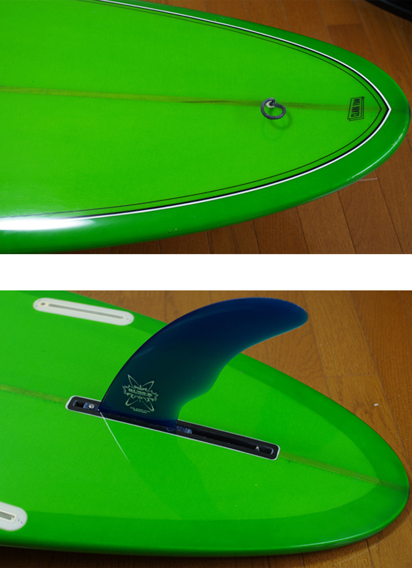 YU SURF CLASSIC 中古ロングボード 9`6 fin/tail bno9629791d