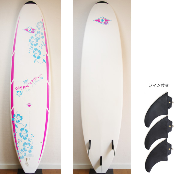 BIC SURF Mini Malibu 中古ファンボード 7`3 deck/bottom bno9629792a