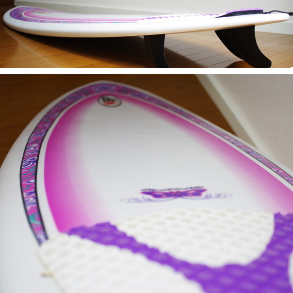 NSP Surfbetty 中古ファンボード6`8 deck-condition bno9629808c