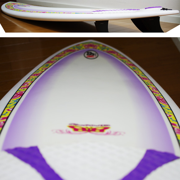 NSP Surfbetty 中古ファンボード6`8 deck-condition bno9629809c