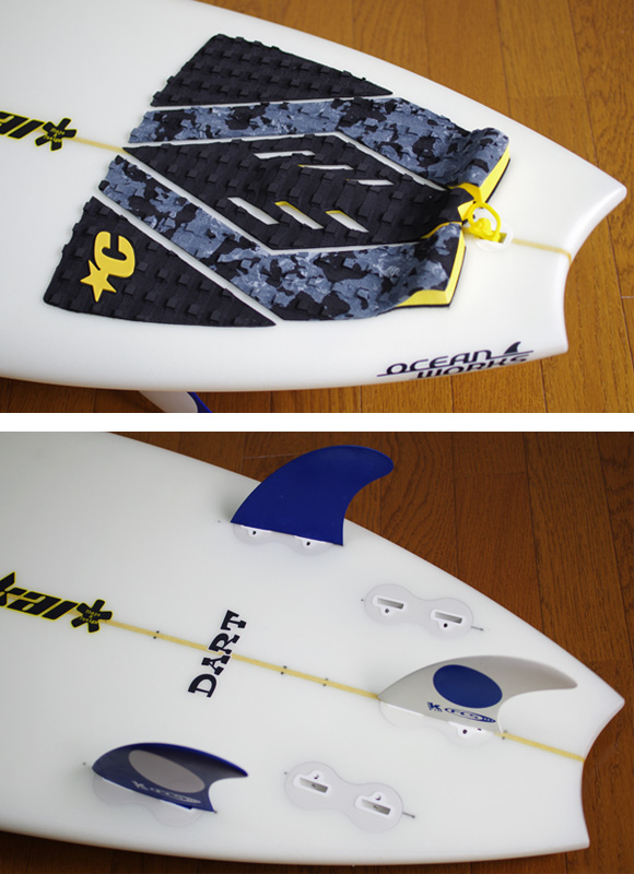 INSPIRE DART 中古ショートボード 5`9 fin/tail bno9629815d