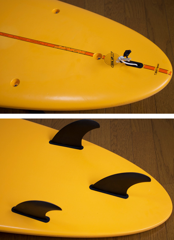 BIC SURF 中古ファンボード7`6 EPOXY fin/tail bno9629829d