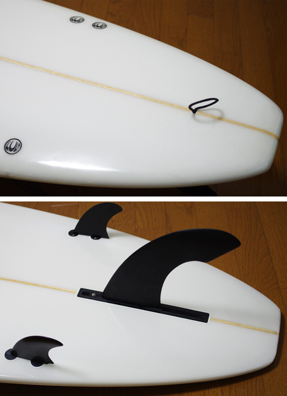 NO BRAND 中古ロングボード 9`3 fin/tail bno9629838d