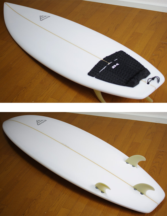 T-STICK 中古ショートボード 6`5 deck/bottom-detail bno9629840b