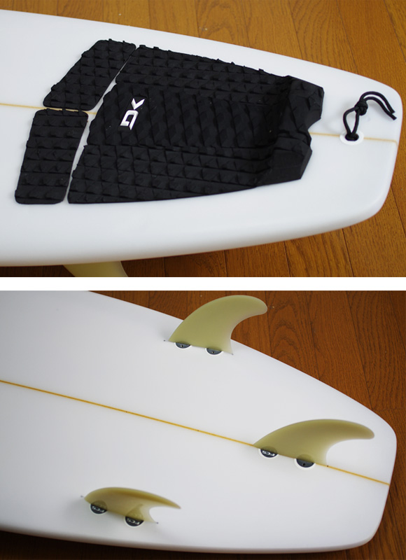 T-STICK 中古ショートボード 6`5 fin/tail bno9629840d