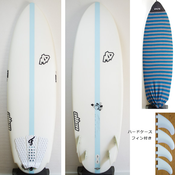 MAD Mongo Fish XTR 中古ショートボード 6`0 deck/bottom bno9629841a