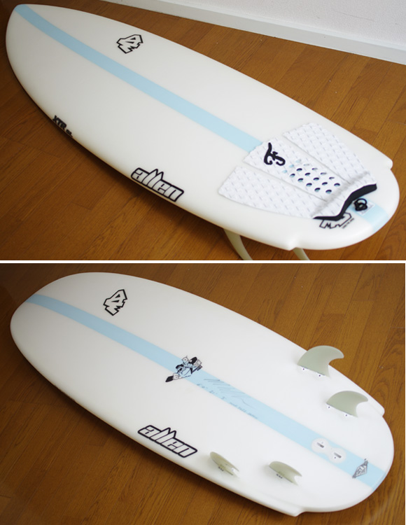 MAD Mongo Fish XTR 中古ショートボード 6`0 deck/bottom-detail bno9629841b