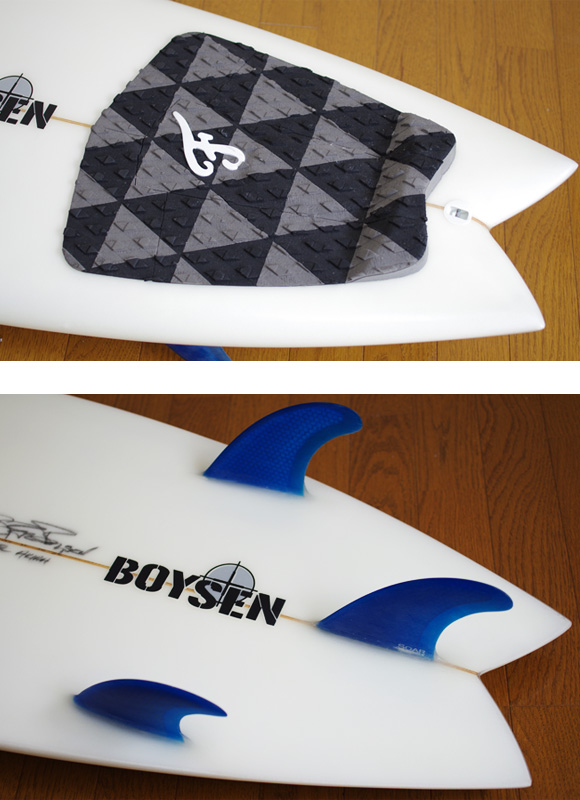 BOYSEN The JET 中古ショートボード 5`11 fin/tail bno9629842d