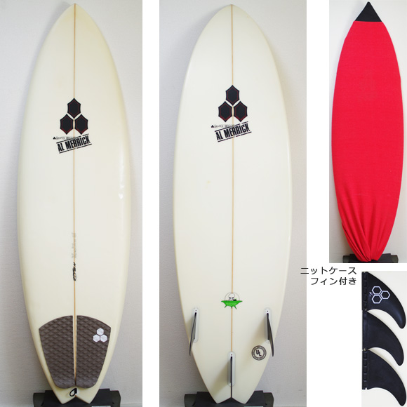 AL MERRIC The POD 中古ショートボード 5`10 deck/bottom bno9629847a