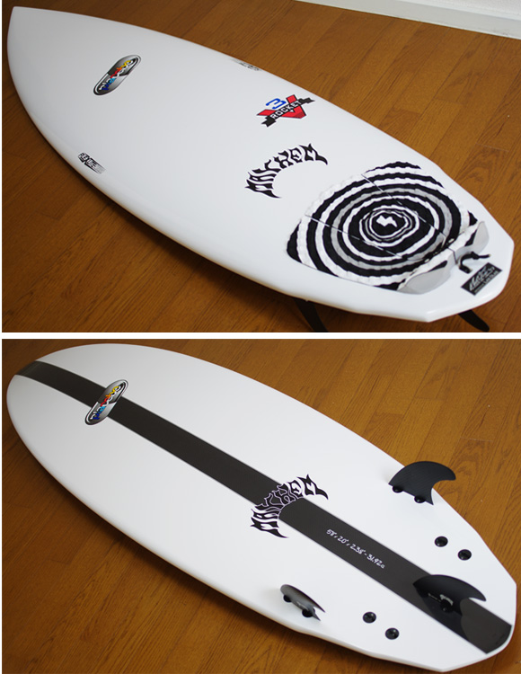 Placebo V3 ROCKET 中古ショートボード 5`11 deck/bottom-detail bno9629848b