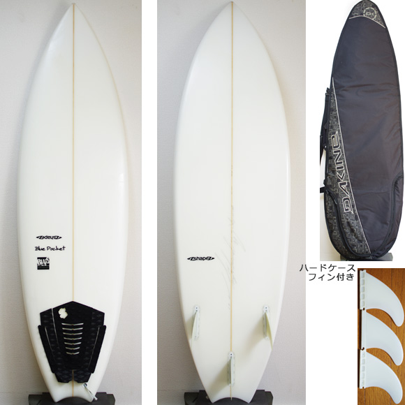 A-shape BluePocket 中古ショートボード 6` deck/bottom bno9629850a