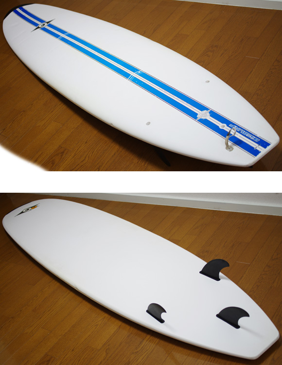 BIC SURF 中古ファンボード7`9 deck/bottom-detail bno9629856b