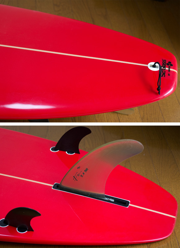 USB (UESUGI SURFBOARDS) 中古ファンボード7`3 fin/tail bno9629857d