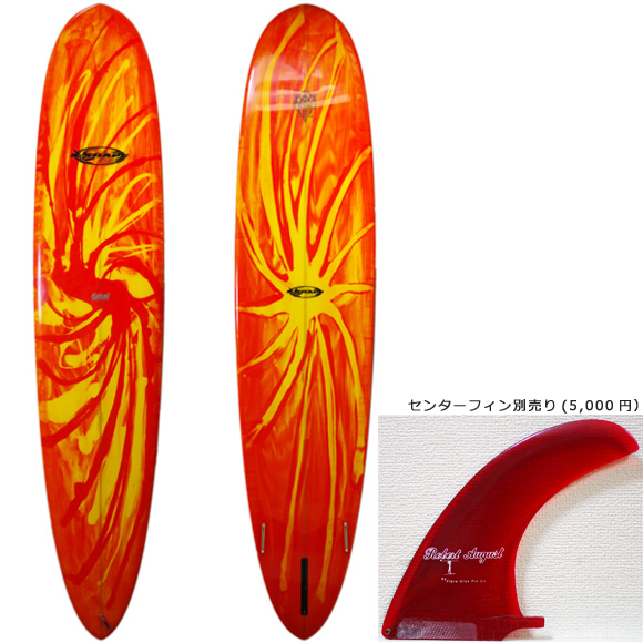 K-SHAPE 中古ロングボード 9`01 deck/bottom bno9629864a