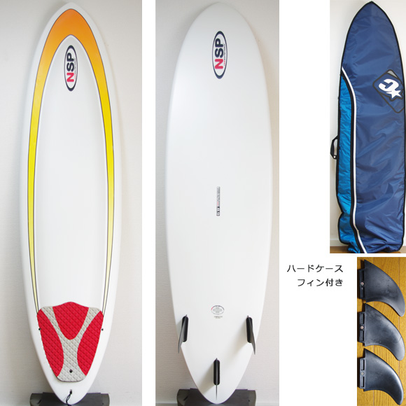 NSP 中古ファンボード 6`8 EPOXY deck/bottom bno9629874a