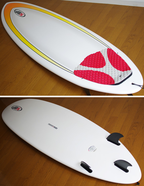 NSP 中古ファンボード 6`8 EPOXY deck/bottom-detail bno9629874b