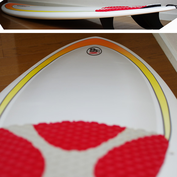 NSP 中古ファンボード 6`8 EPOXY deck-condition bno9629874c