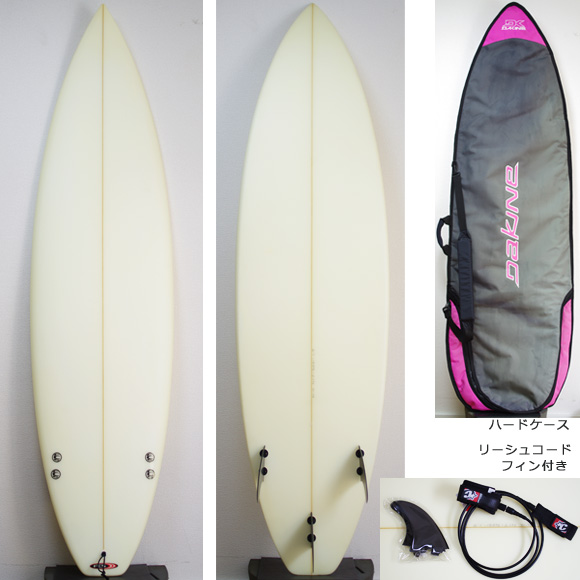 激安 中古ショートボード 6`3 deck/bottom bno9629884a