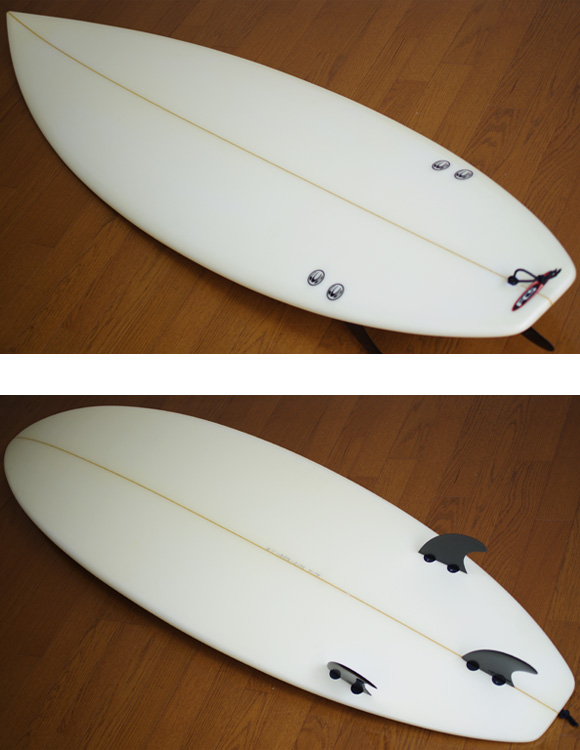 激安 中古ショートボード 6`3 deck/bottom-detail bno9629884b