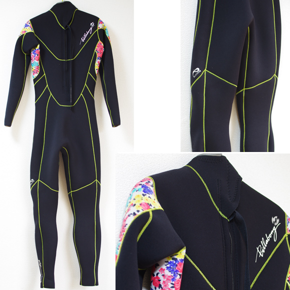 BILLABONG 中古ウェットスーツ 3/2mm フルスーツ back bno9629886b