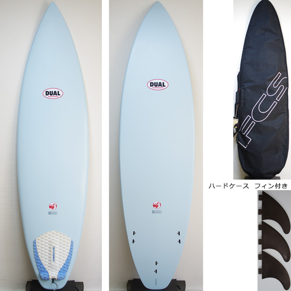 DUAL Surfboard EPS 中古ショートボード 6`6 deck/bottom bno9629889a