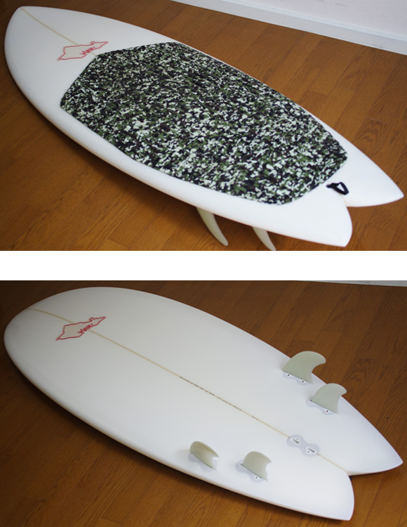 MITSU 中古ニーボード  6`0 deck/bottom-detail bno9629915b