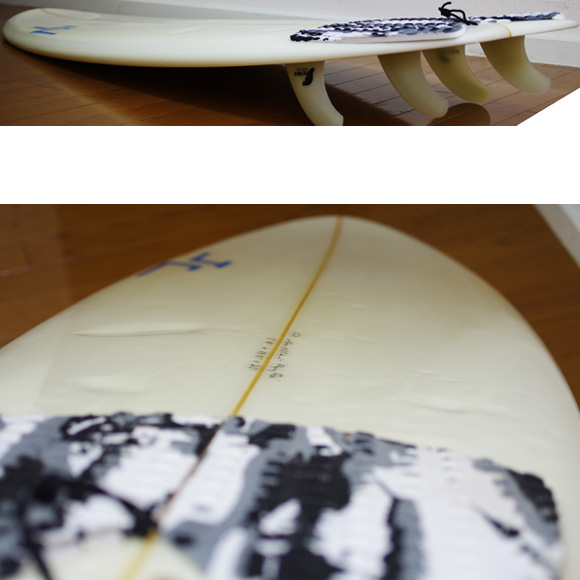 JC hawaii FLYING FISH 中古ショートボード 5`11 deck-condition bno9629930c