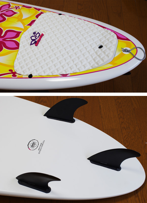 NSP Surfbetty 中古ファンボード7`6 fin/tail bno9629933d