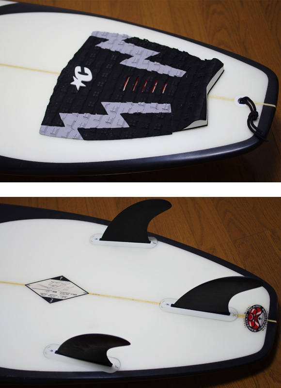 HIC ERIC ARAKAWA GX 中古ショートボード 6`2 fin/tail bno9629943d