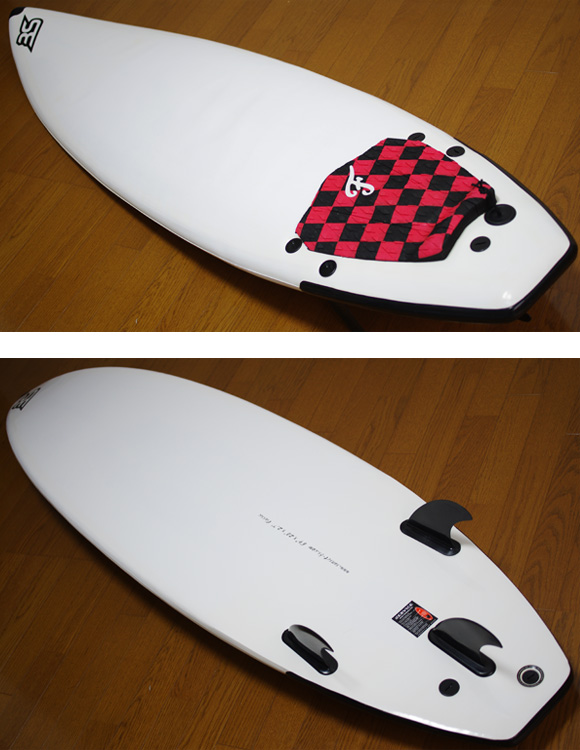 BS 中古 ソフトショートボード 6`4 deck/bottom-detail bno9629950b