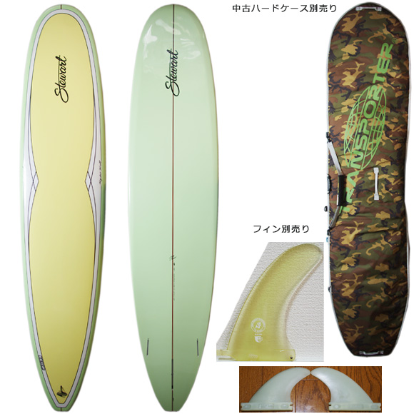 Stewart Hydro Hull Model EPOXY 中古ロングボード 9`0 deck/bottom bno9629953a