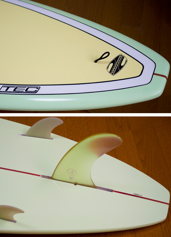 Stewart Hydro Hull Model EPOXY 中古ロングボード 9`0 fin/tail bno9629953d