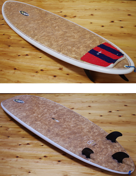 NSP COCO MAT 中古ファンボード7`2 deck/bottom-detail bno9629958b