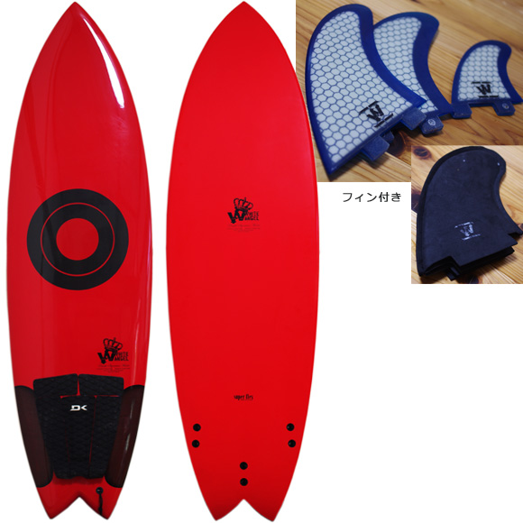 WHITE ANGEL 中古ショートボード 5`10 BEACH WALKER deck/bottom bno9629979a