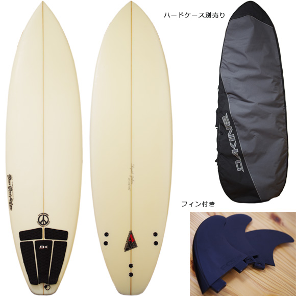 443 SURFBOARDS 中古ショートボード 6`5 deck/bottom bno9629986a