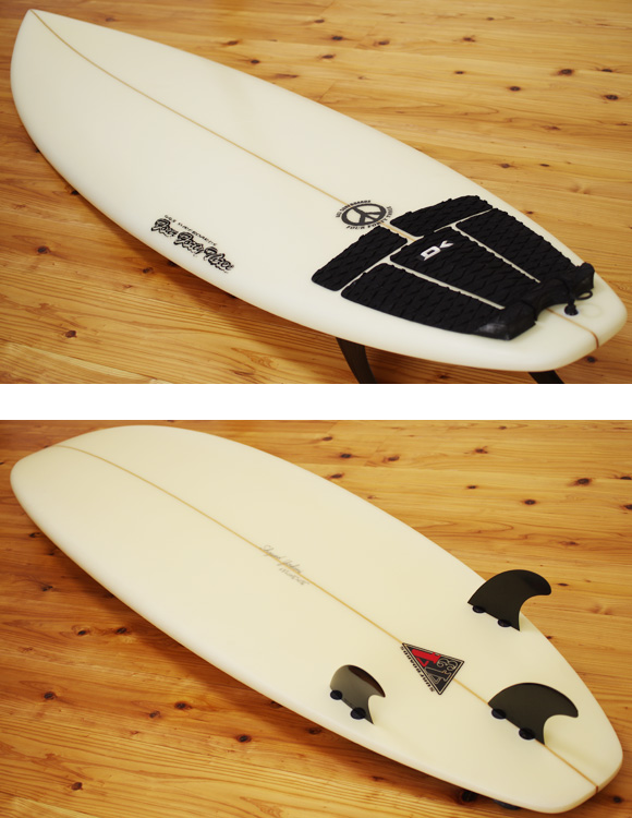 443 SURFBOARDS 中古ショートボード 6`5 deck/bottom-detail bno9629986b