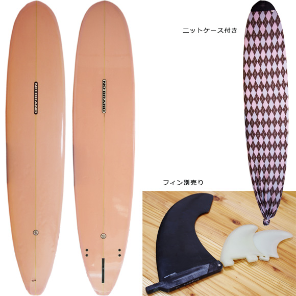 NO BRAND 中古ロングボード 9`1 deck/bottom bno9629989a