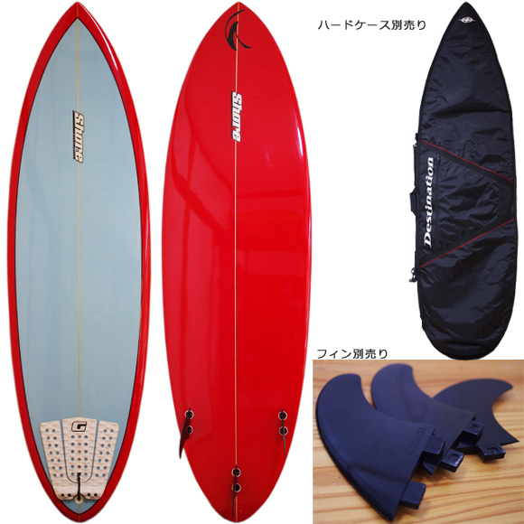 Shore 中古ショートボード 6`4 deck/bottom bno9629990a