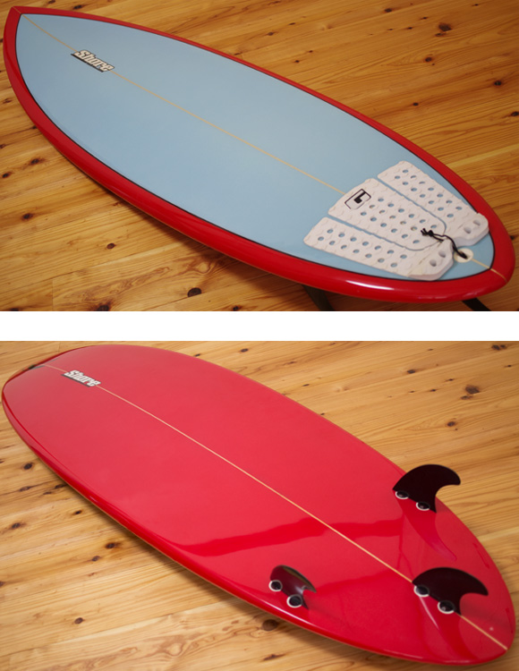 Shore 中古ショートボード 6`4 deck/bottom-detail bno9629990b