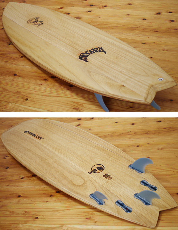 FIREWIRE RNF TIMBER TEK 中古ショートボード 6`0 deck/bottom-detail bno9629998b