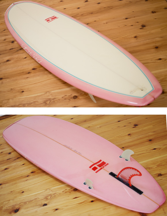 T-STICK 中古ファンボード 6`10 deck/bottom-detail bno96291028b